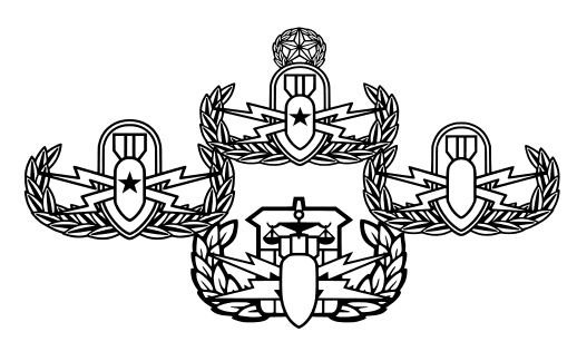 EOD technician badges